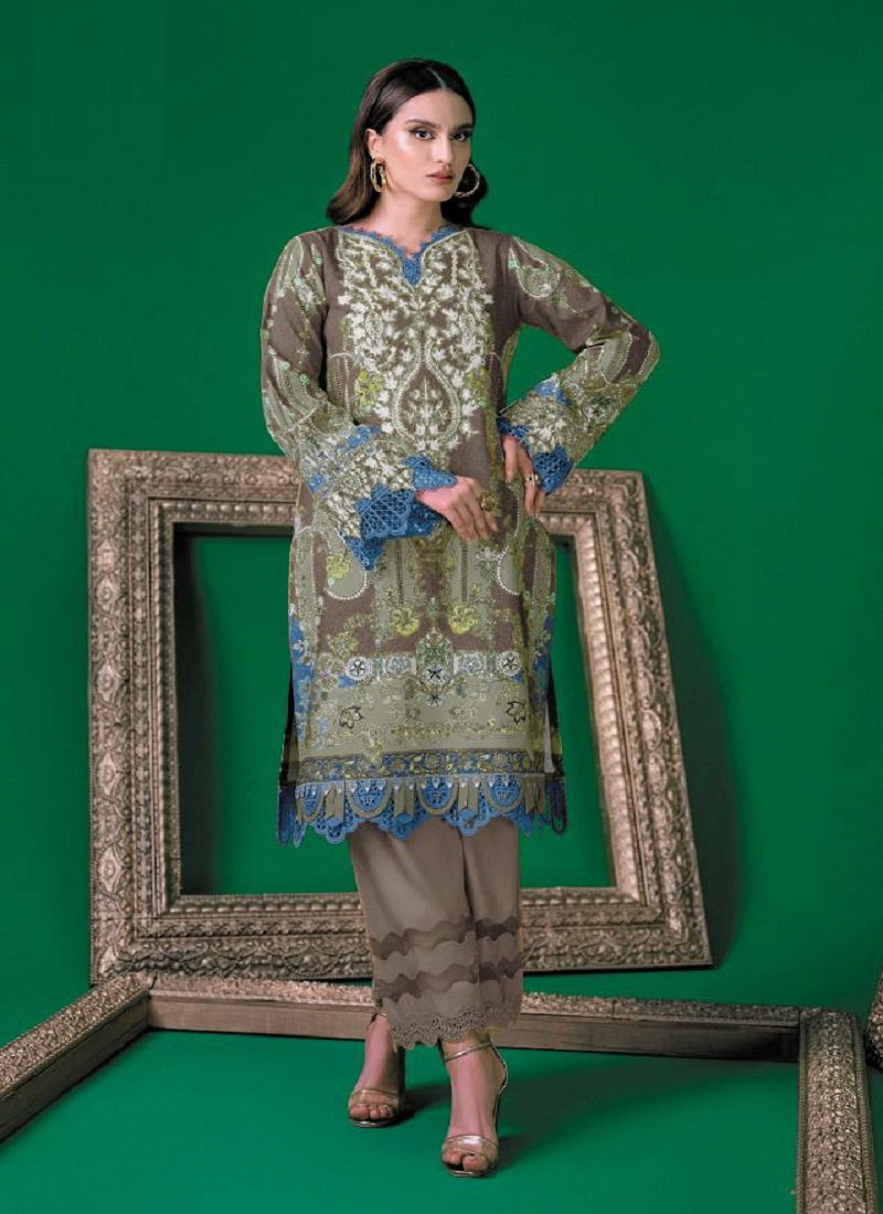 Deepsy Firdous Solitaire Casual Wear Embroidered Wholesale Pakistani Salwar Suits
